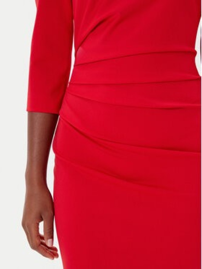 Rinascimento Sukienka koktajlowa CFC0126154003 Czerwony Slim Fit
