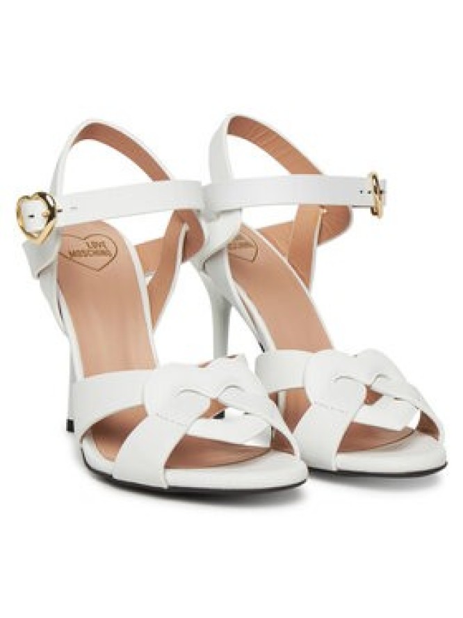 LOVE MOSCHINO Sandały JA16069G1MIA0100 Biały