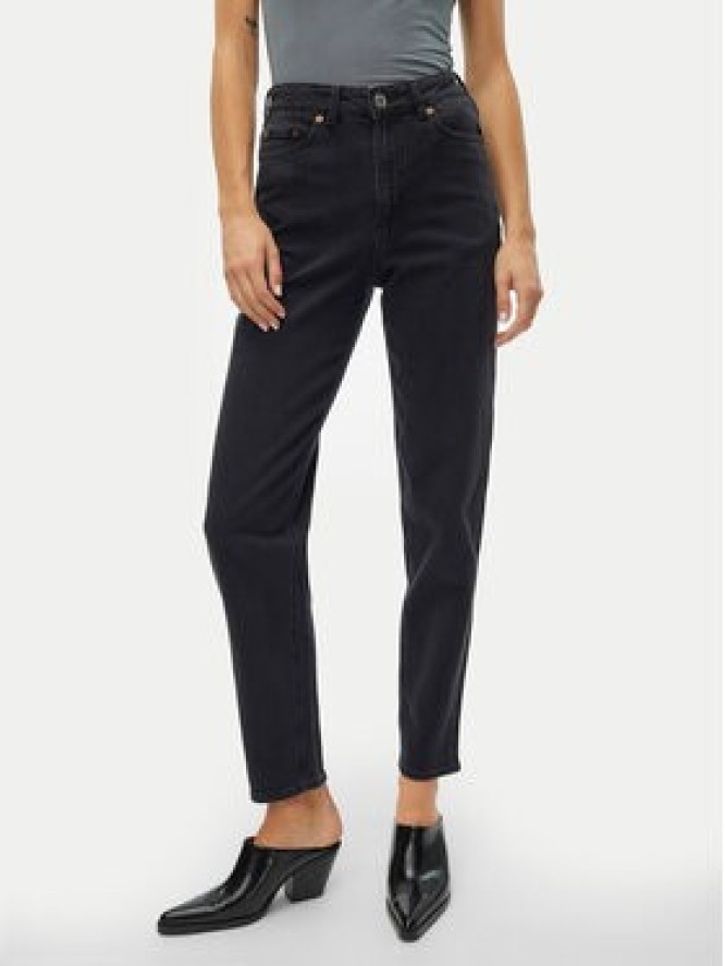 Vero Moda Jeansy Tessa 10302983 Szary Mom Fit
