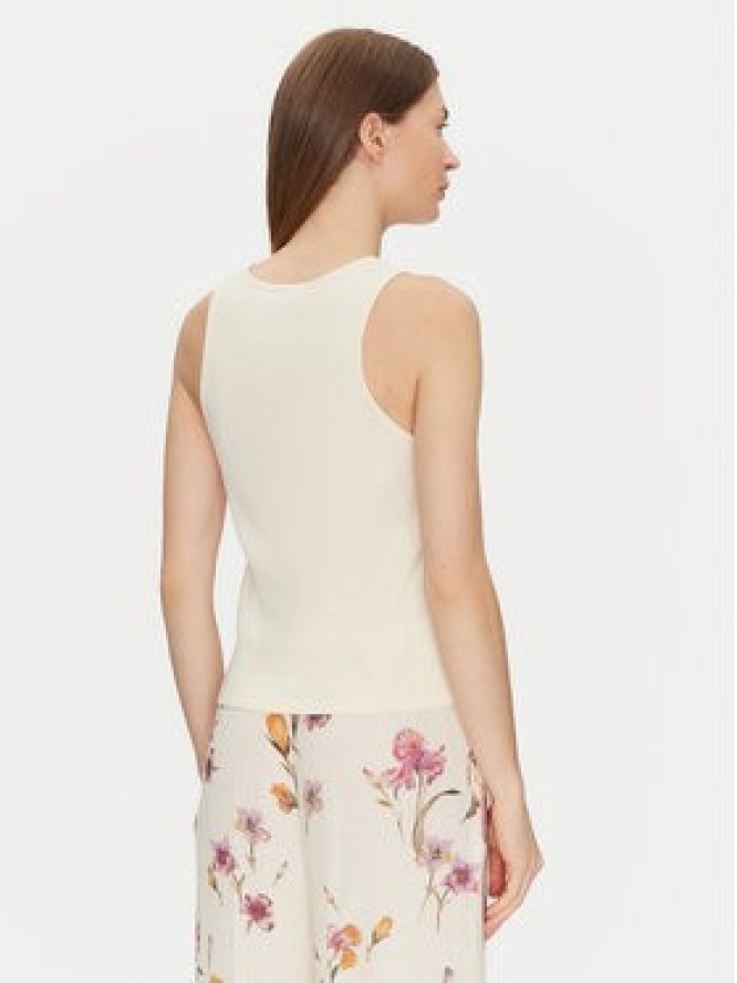 TWINSET Top 251TP2550 Beżowy Slim Fit