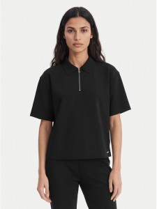 Calvin Klein Polo LV044E241G Czarny Relaxed Fit