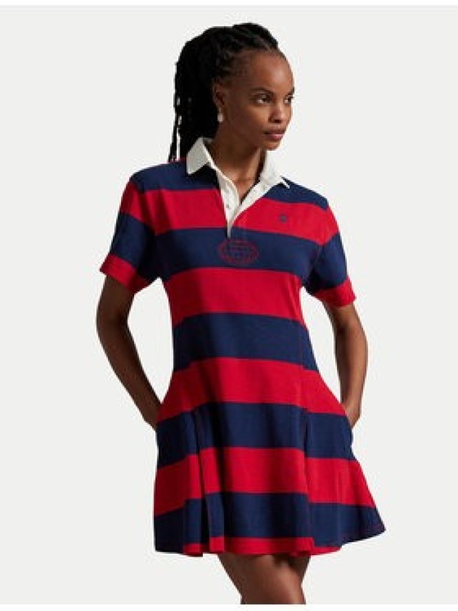 Polo Ralph Lauren Sukienka codzienna 211971761001 Czerwony Regular Fit