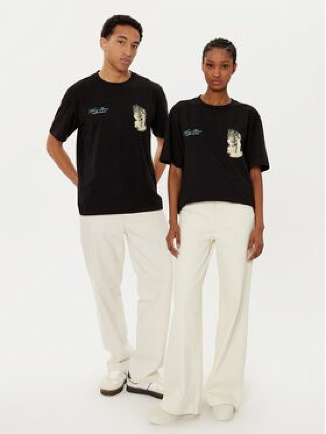 Filling Pieces T-Shirt Unisex Gardener 7449985 Czarny Regular Fit