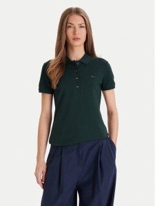 Lacoste Polo PF5462 Zielony Slim Fit