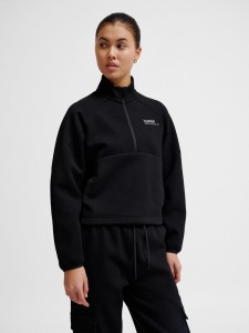 Damska bluza z zamkiem błyskawicznym Hummel Tech Fleece Boxy