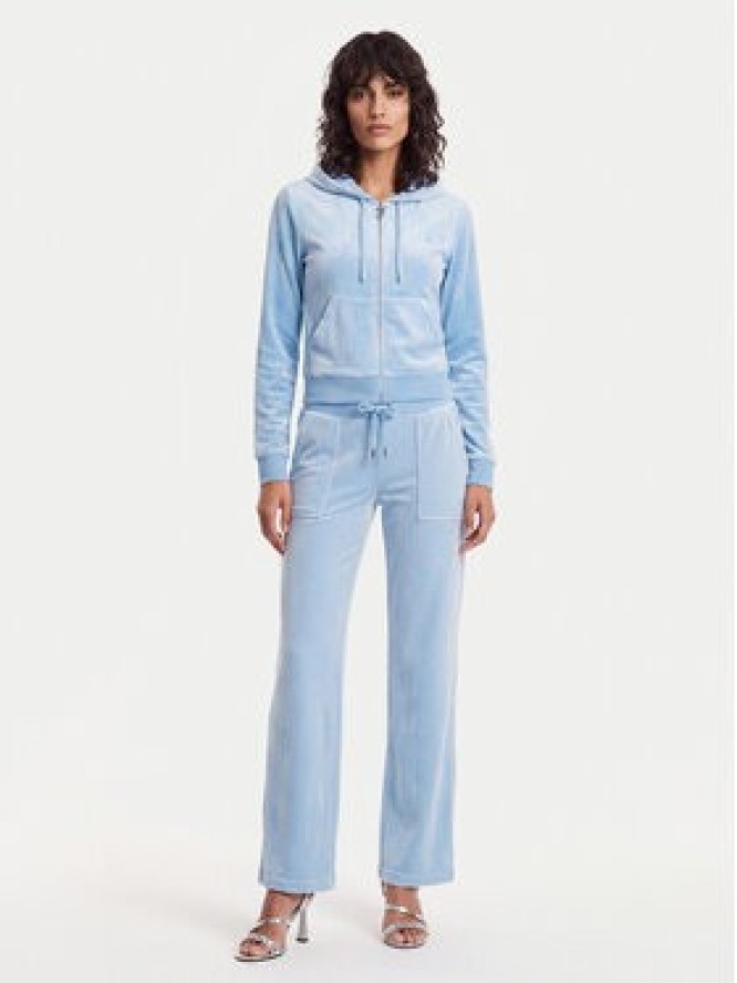 Juicy Couture Spodnie dresowe Layla JCSEBJ001 Błękitny Flared Leg