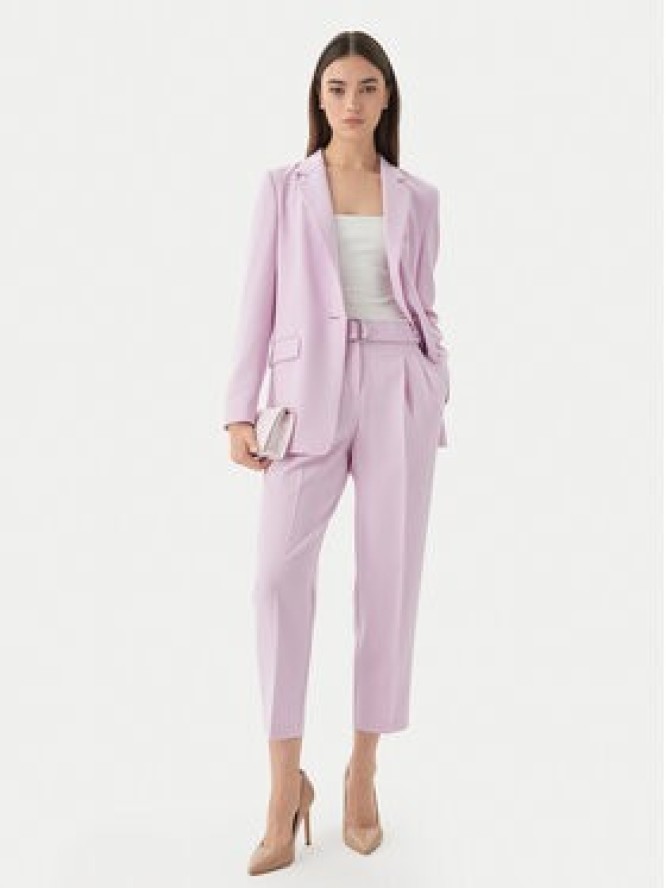 BOSS Marynarka Jocaluah 50490053 Fioletowy Regular Fit