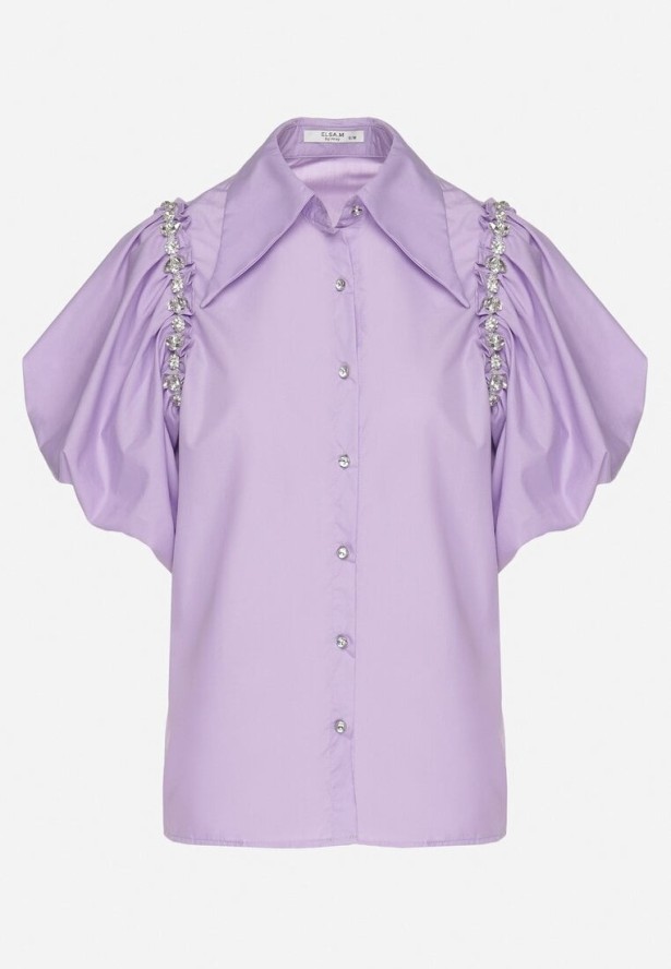 Fioletowa Koszula Caneope
