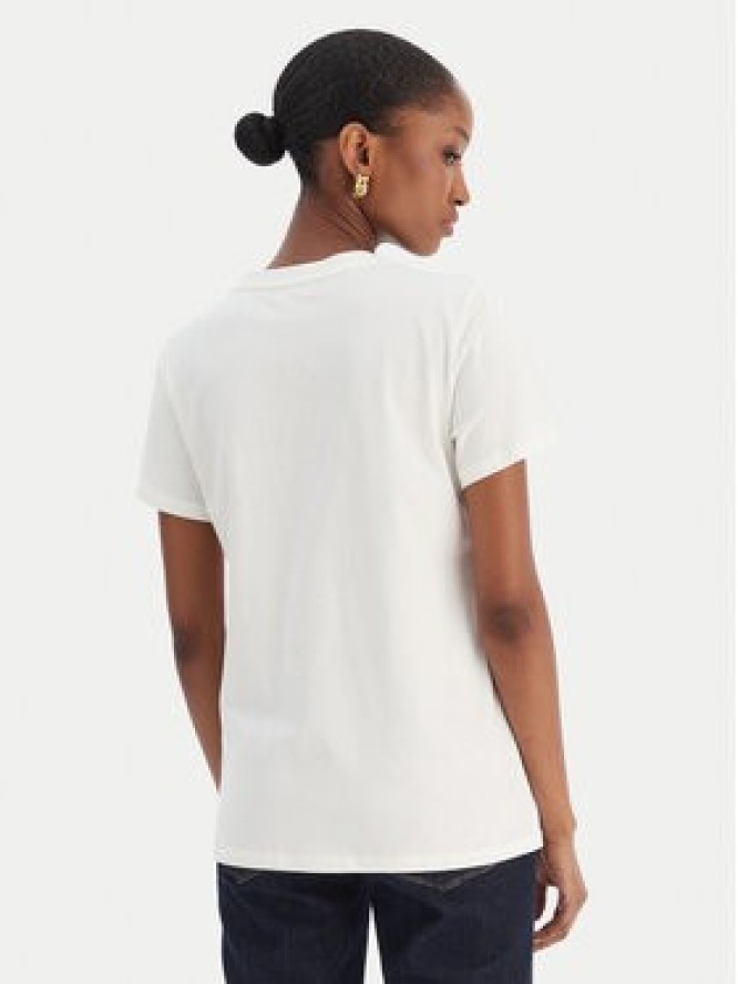 Liu Jo Sport T-Shirt TF5275 JS923 Écru Regular Fit