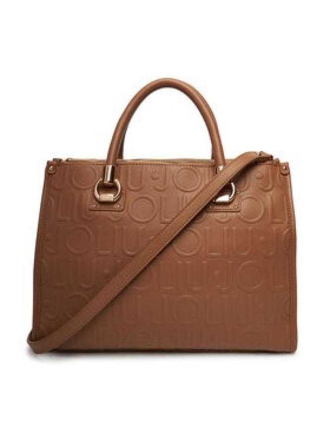 Liu Jo Torebka Ecs M Satchel AF5008 E0538 Brązowy