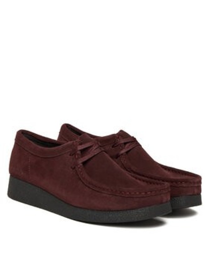 Clarks Półbuty WallabeeEVOSh 26184611 Bordowy