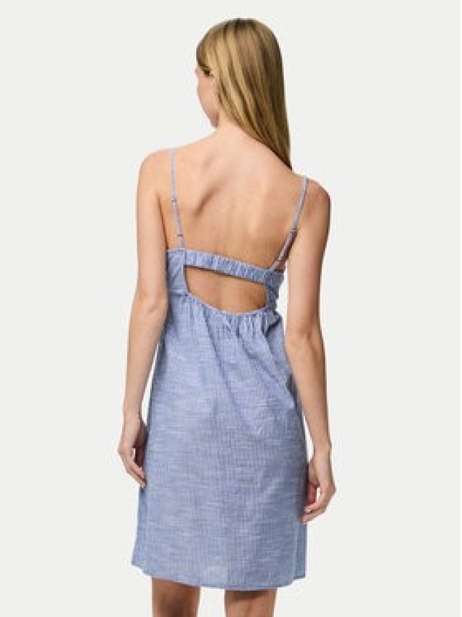 Pieces Sukienka letnia Apia 17155309 Niebieski Regular Fit