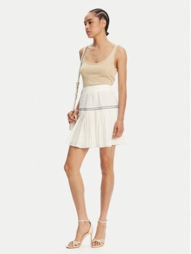 Liu Jo Sport Spódnica mini TA5124 J4894 Biały Regular Fit