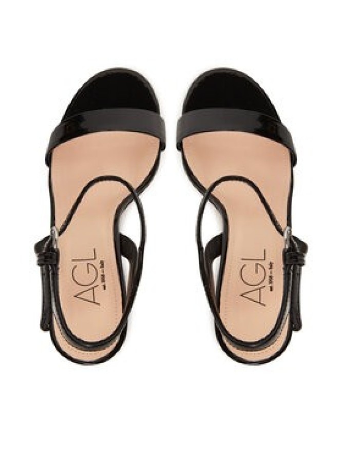 AGL Sandały Dorica D684002PCKB1491013 Czarny