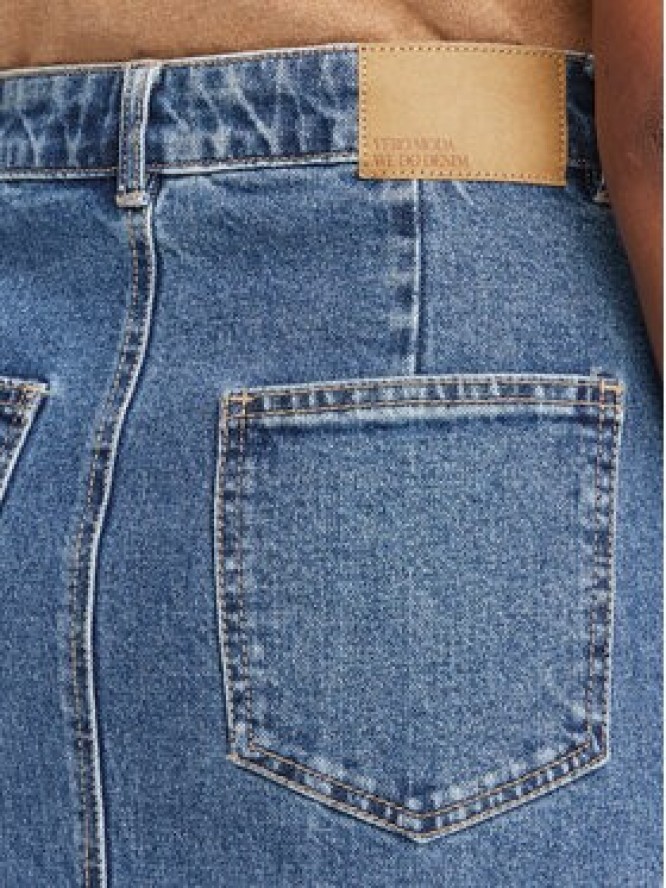 Vero Moda Spódnica jeansowa Veri 10295731 Niebieski Regular Fit