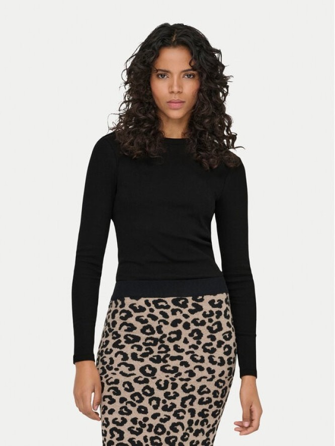 ONLY Bluzka Val 15371305 Czarny Regular Fit