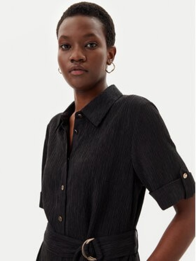 Olsen Sukienka koszulowa 13002000 Czarny Regular Fit