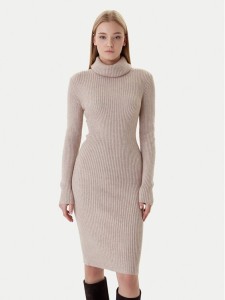 ONLY Sukienka dzianinowa Nellie 15363533 Beżowy Regular Fit