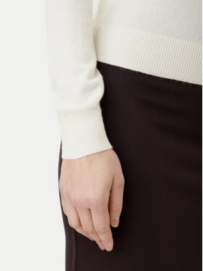 Motivi Sweter M6706001041N Biały Regular Fit