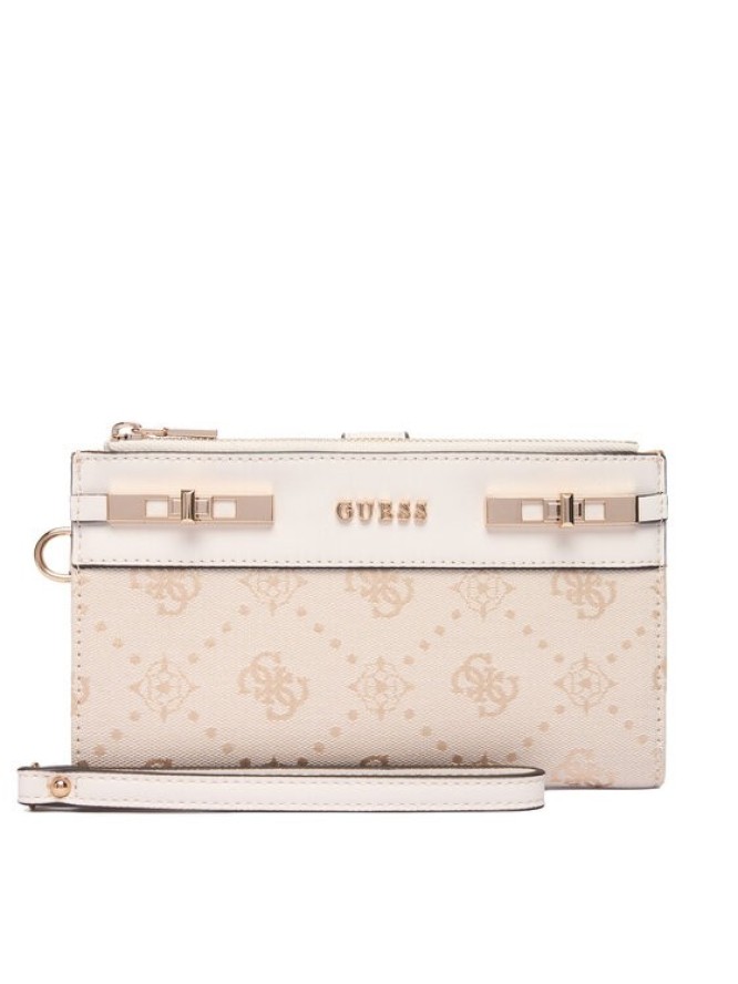 Guess Portfel Melinda Logo Slg SWJP99 02157 Écru