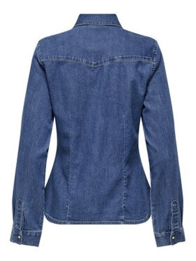 ONLY Koszula jeansowa Sasia 15352339 Niebieski Slim Fit