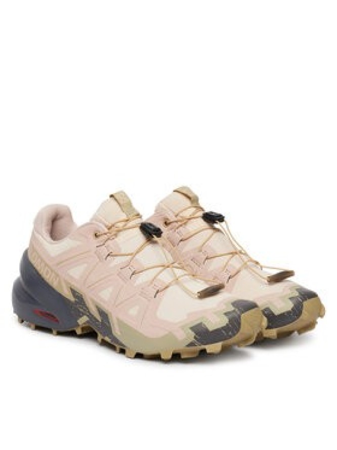 Salomon Buty do biegania Speedcross 6 W L49197100 Beżowy