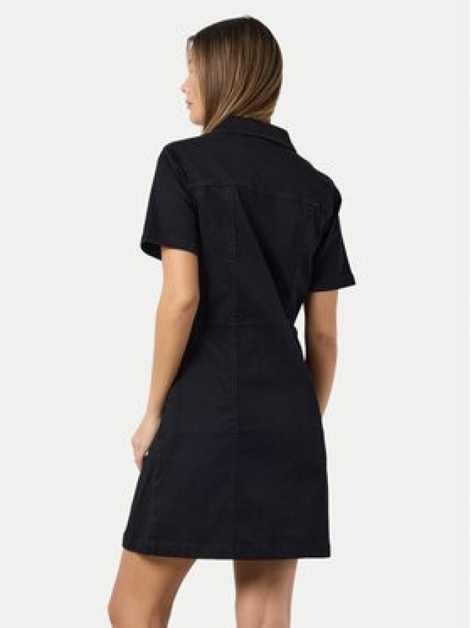 Noisy May Sukienka jeansowa Nisa 27032980 Czarny Slim Fit