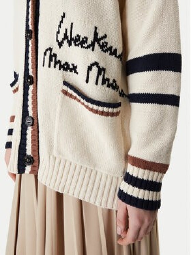 Weekend Max Mara Kardigan Blasone 2615341061 Beżowy Relaxed Fit