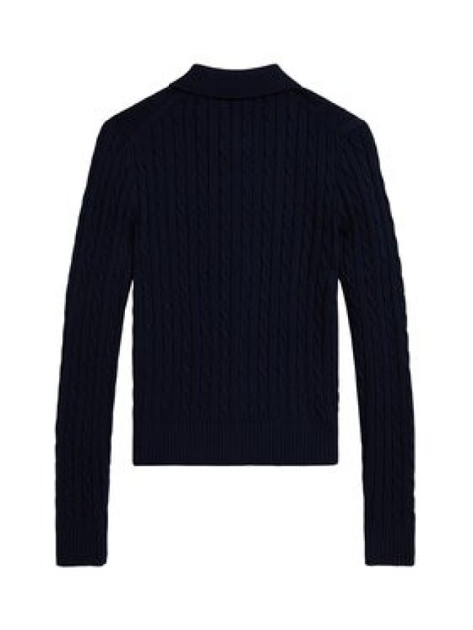 Polo Ralph Lauren Kardigan 211971881501 Granatowy Slim Fit