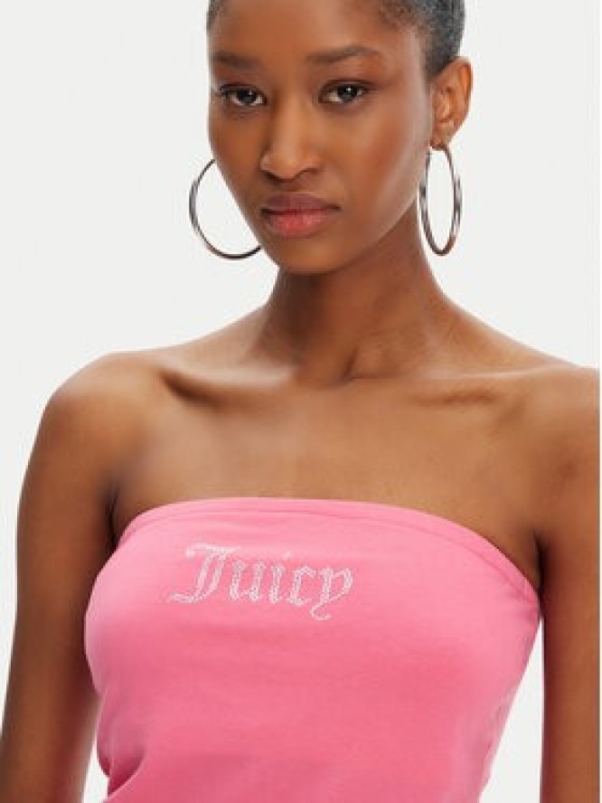 Juicy Couture Top Babey JCWCT23310 Różowy Slim Fit