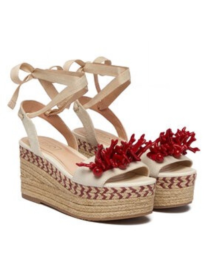 Liu Jo Espadryle Bali 02 SA6085 T6948 Kremowy