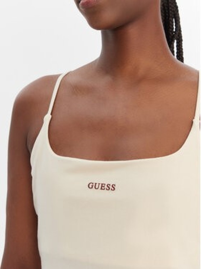 Guess Top V6GP18 K3470 Écru Regular Fit
