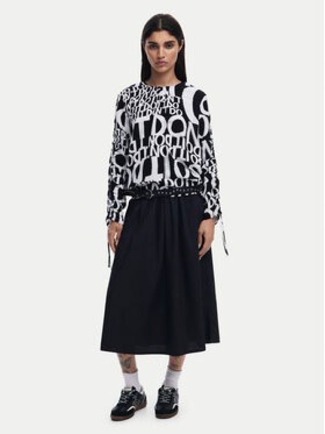 Desigual Bluzka 25SWBW04 Czarny Regular Fit