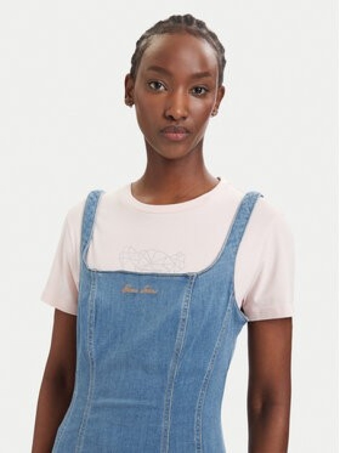 Guess Jeans Sukienka jeansowa W6GK00 D7045 Niebieski Regular Fit
