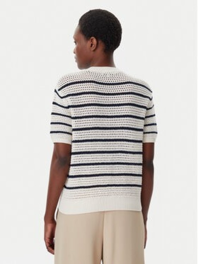 Tommy Hilfiger Sweter Pointelle WW0WW45950 Beżowy Regular Fit