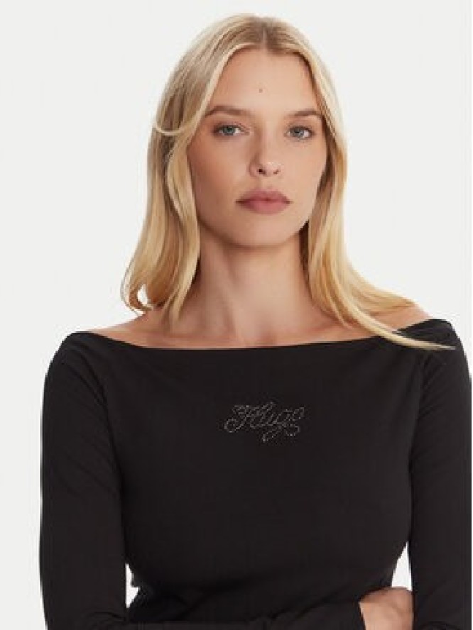 HUGO Sukienka codzienna Noffal_B 50546941 Czarny Slim Fit