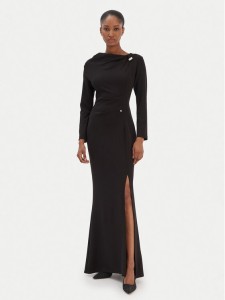 Rinascimento Sukienka koktajlowa CFC0126572003 Czarny Slim Fit