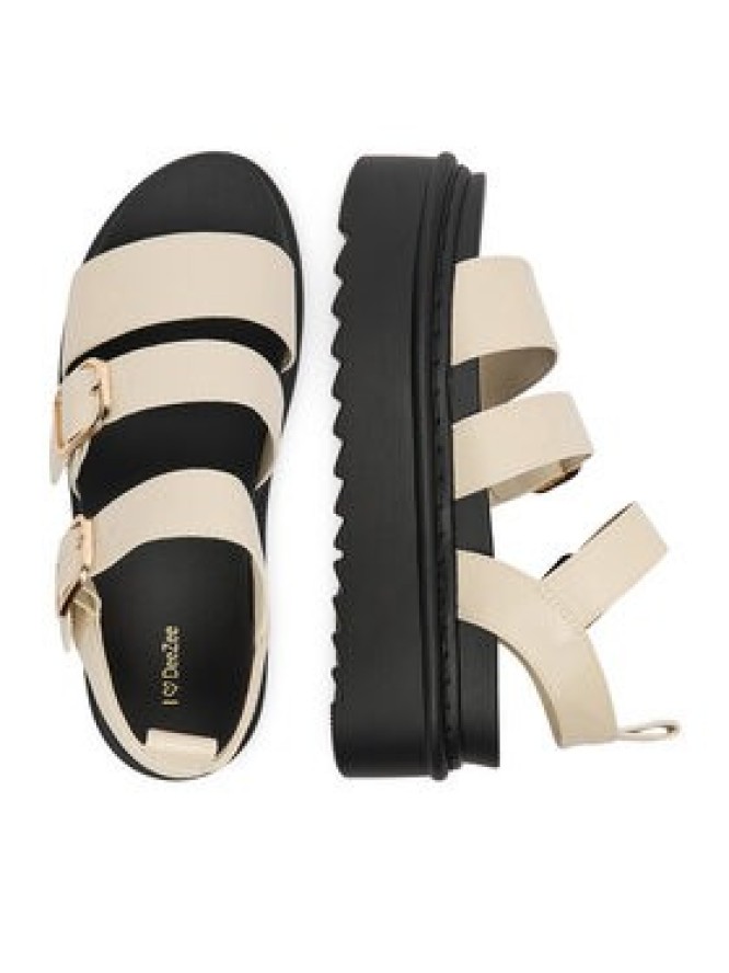 DeeZee Sandały CEO-HY632-1 Écru