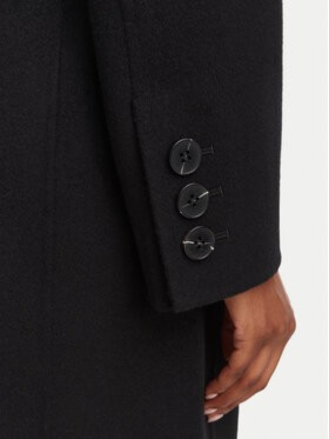 Marella Płaszcz wełniany Laghi 2623016071 Czarny Regular Fit