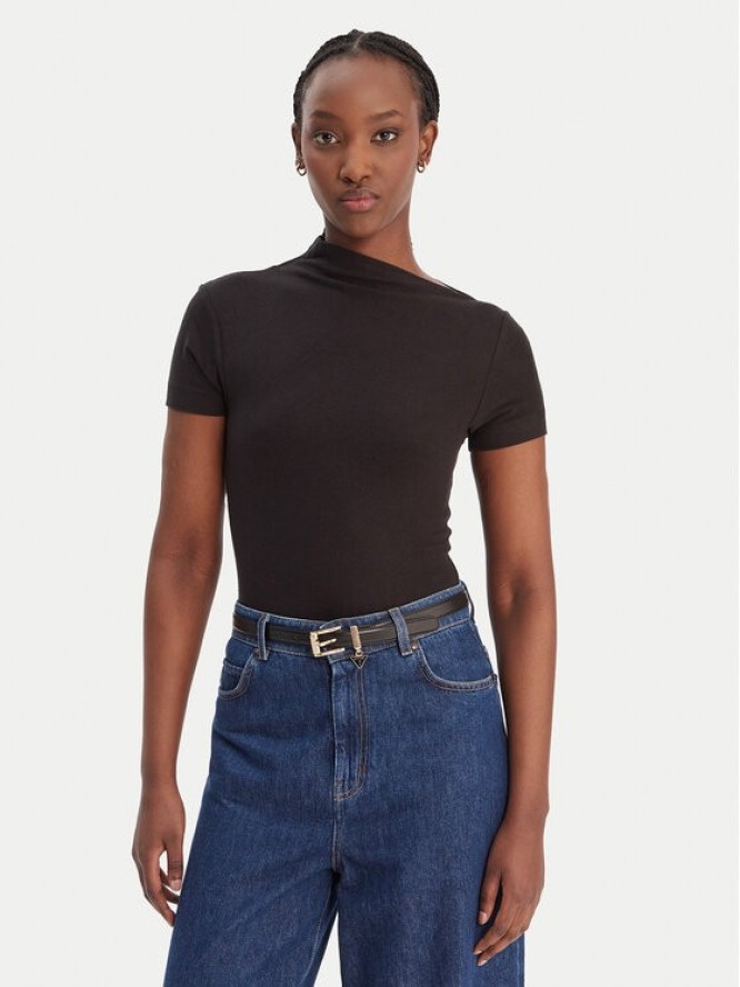 Guess Bluzka W6RP16 KD012 Czarny Regular Fit