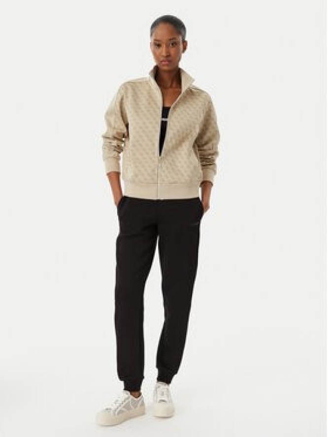 Guess Bluza V6RQ08 K2042 Beżowy Regular Fit