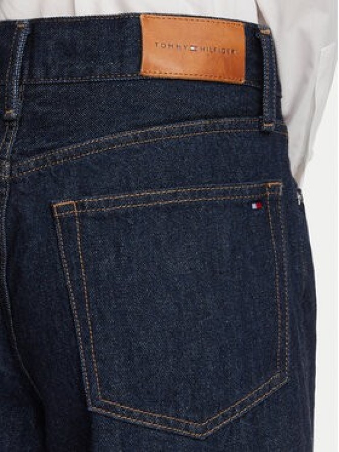 Tommy Hilfiger Jeansy Indie WW0WW48567 Granatowy Wide Leg