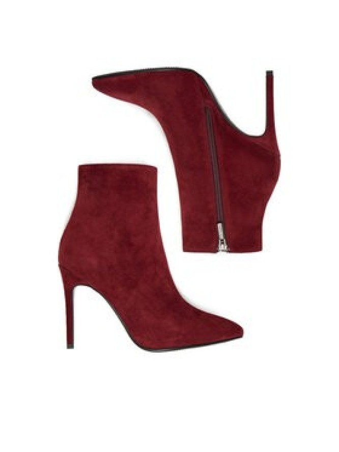 Eva Minge Botki EO-ELAINA-E123-02B Bordowy
