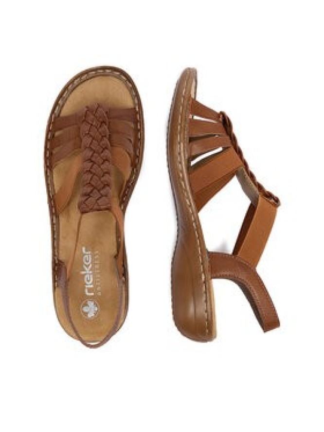 Rieker Sandały CEO-60809-24 Brązowy