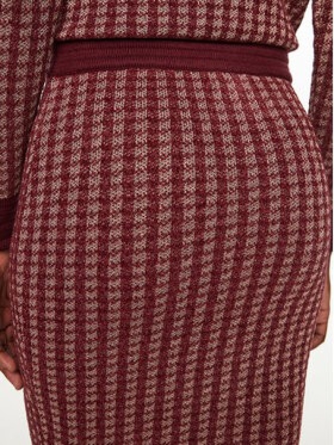 Fracomina Spódnica ołówkowa FS24WG4004K536F8 Bordowy Slim Fit