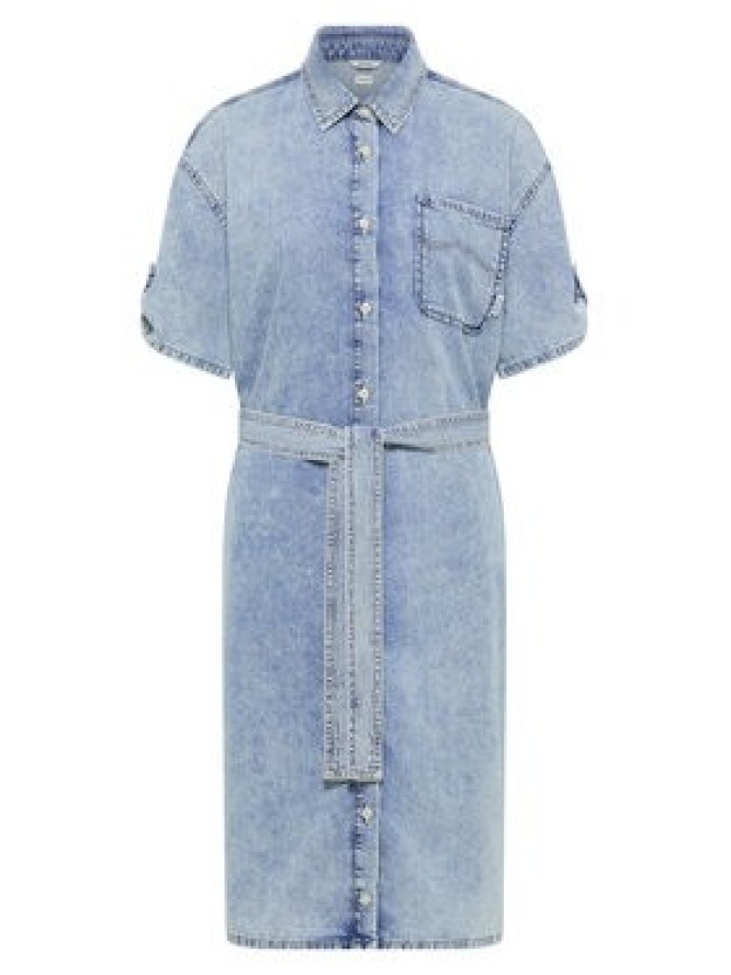 Mustang Sukienka jeansowa Camilla 1016564 Niebieski Regular Fit