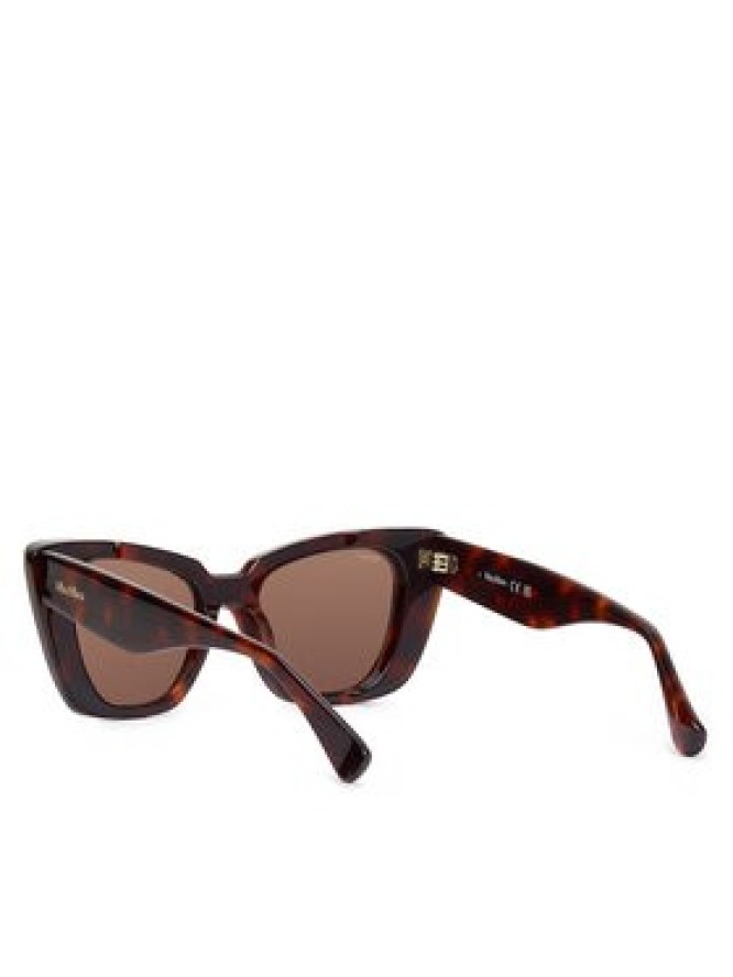 Max Mara Okulary przeciwsłoneczne Glimpse5 MM0099 52E Brązowy