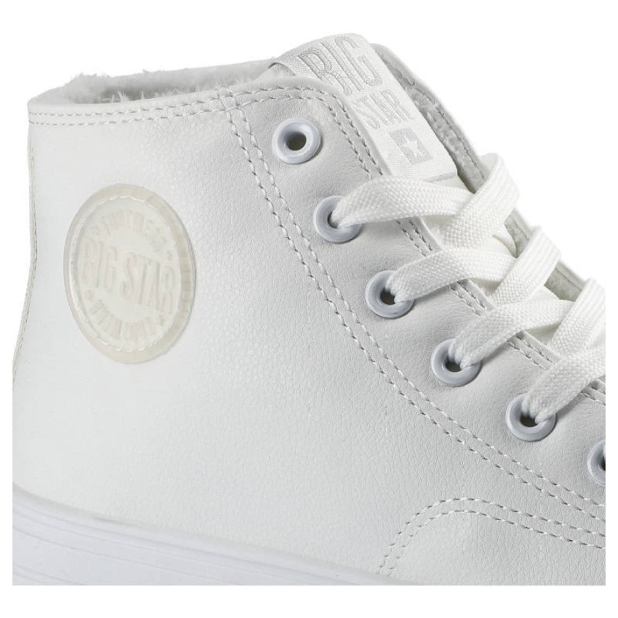 Białe Sneakersy Big Star Damskie Stylowe Buty