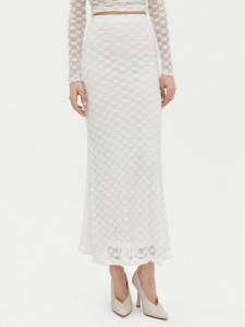 Bardot Spódnica maxi 59740SB Biały Regular Fit