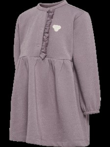 hummel Sukienka hmlMINI REG GLITTER L/S z bawełny organicznej z włóknami